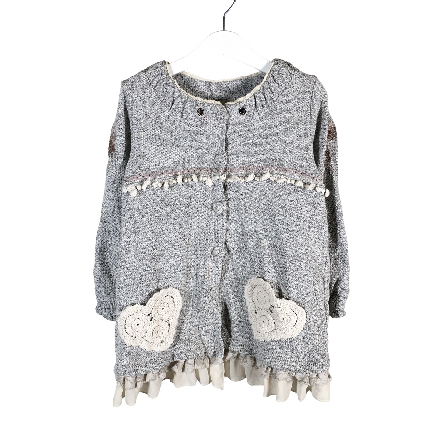Unisex Creamie - Neuletakki, koko 110 - 116 -  (1)