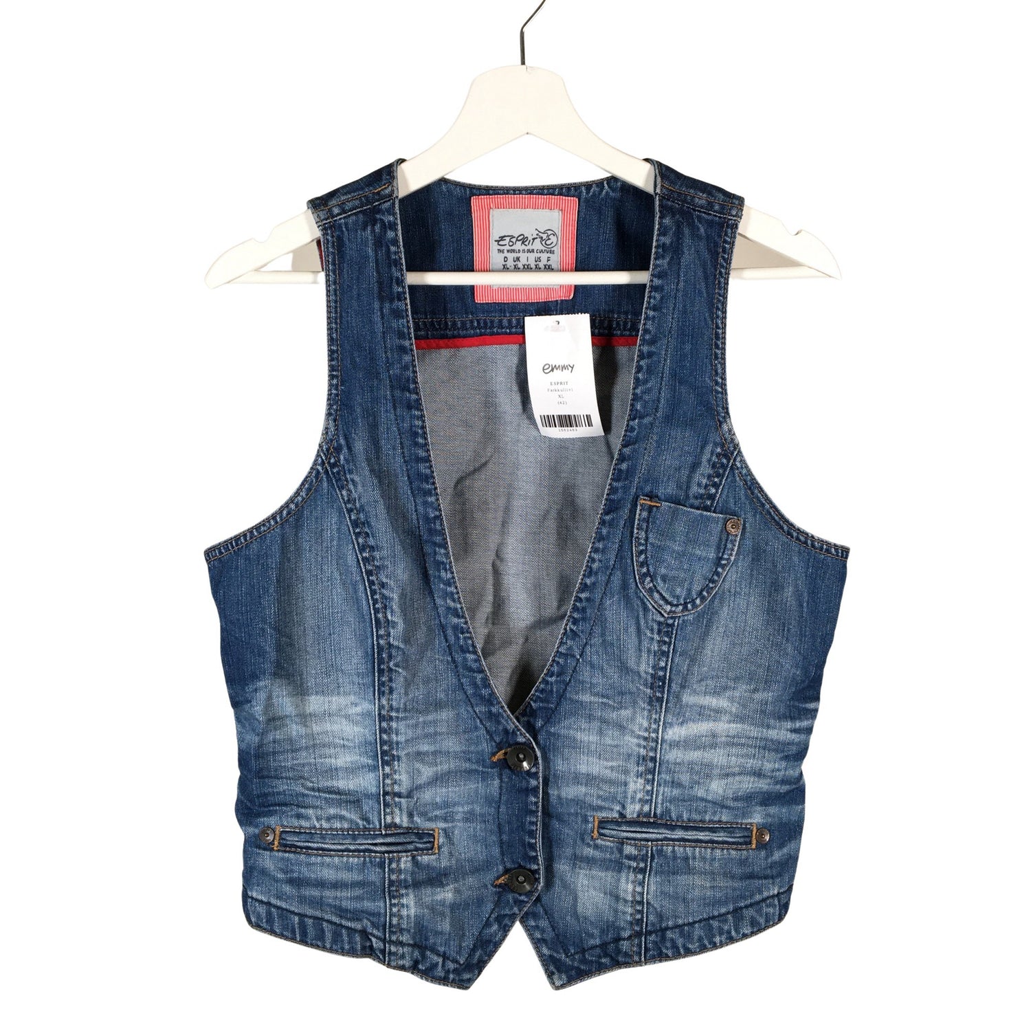 Farkkuliivi, koko 42