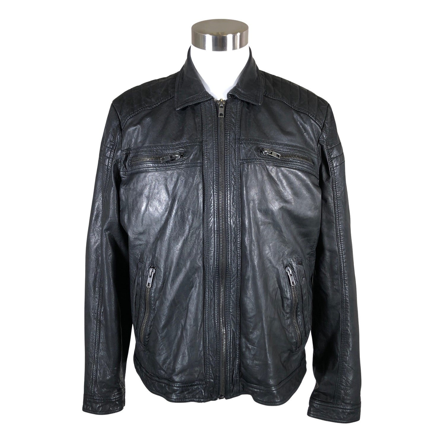 Nahkatakki, koko XXXL