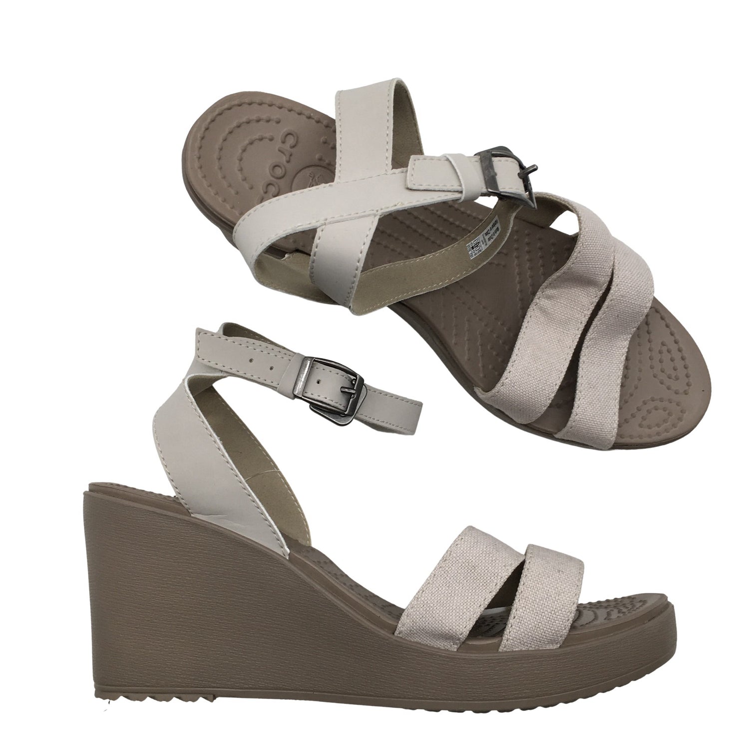  Kiilakorkosandaalit  Kiilakorkosandaalit, koko 39  Crocs 