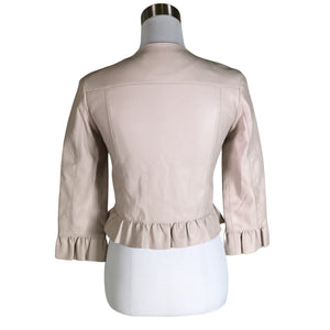 Unisex Zara - Nahkatakki, koko 34 -  (2)