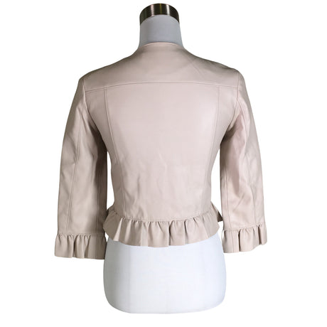 Unisex Zara - Nahkatakki, koko 34 -  (2)
