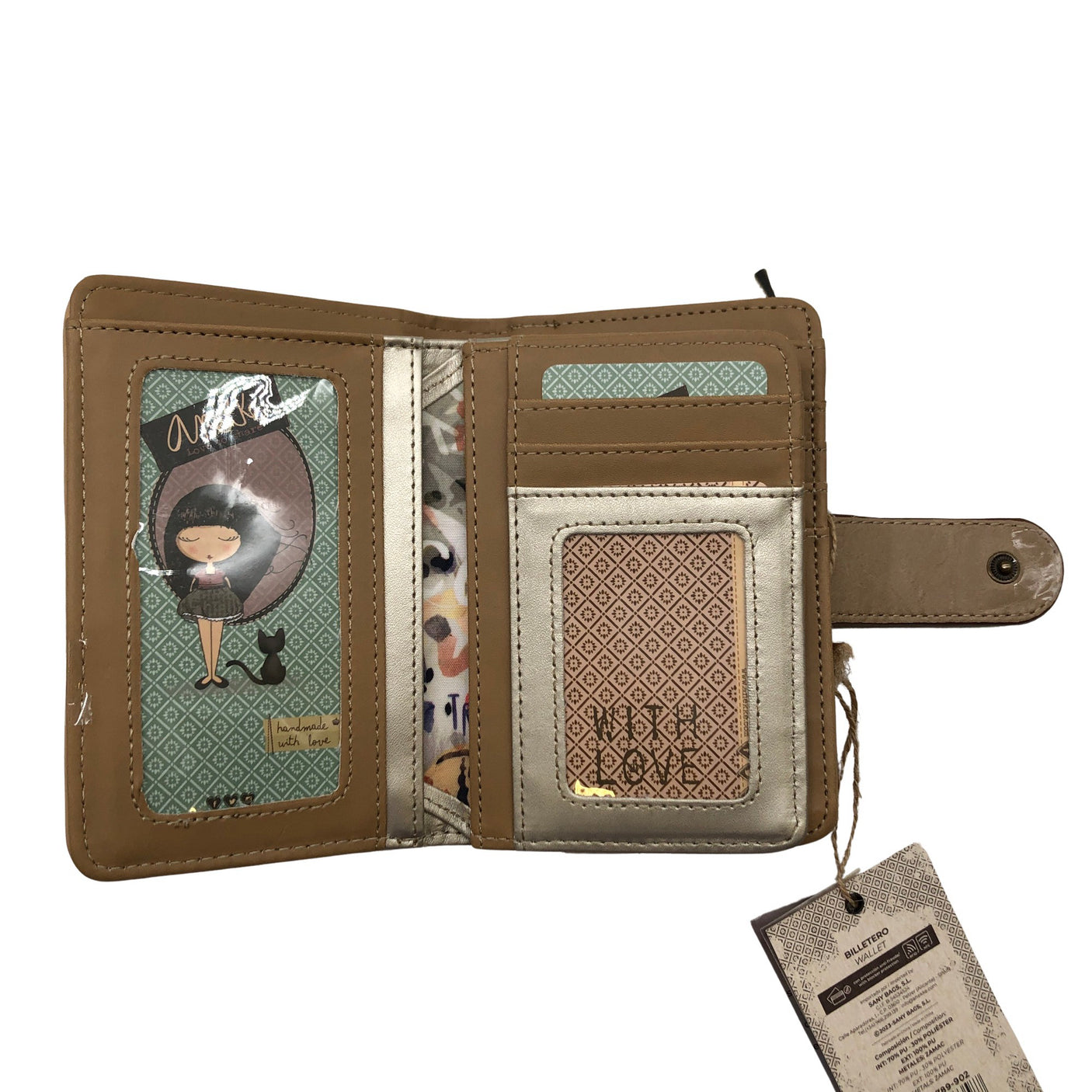 Lompakko, koko Ei kokoa