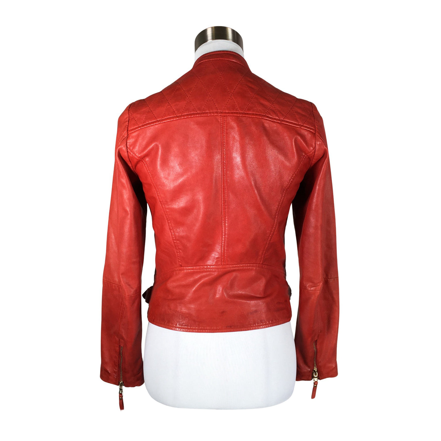Unisex Massimo Dutti - Nahkatakki, koko 34 -  (2)