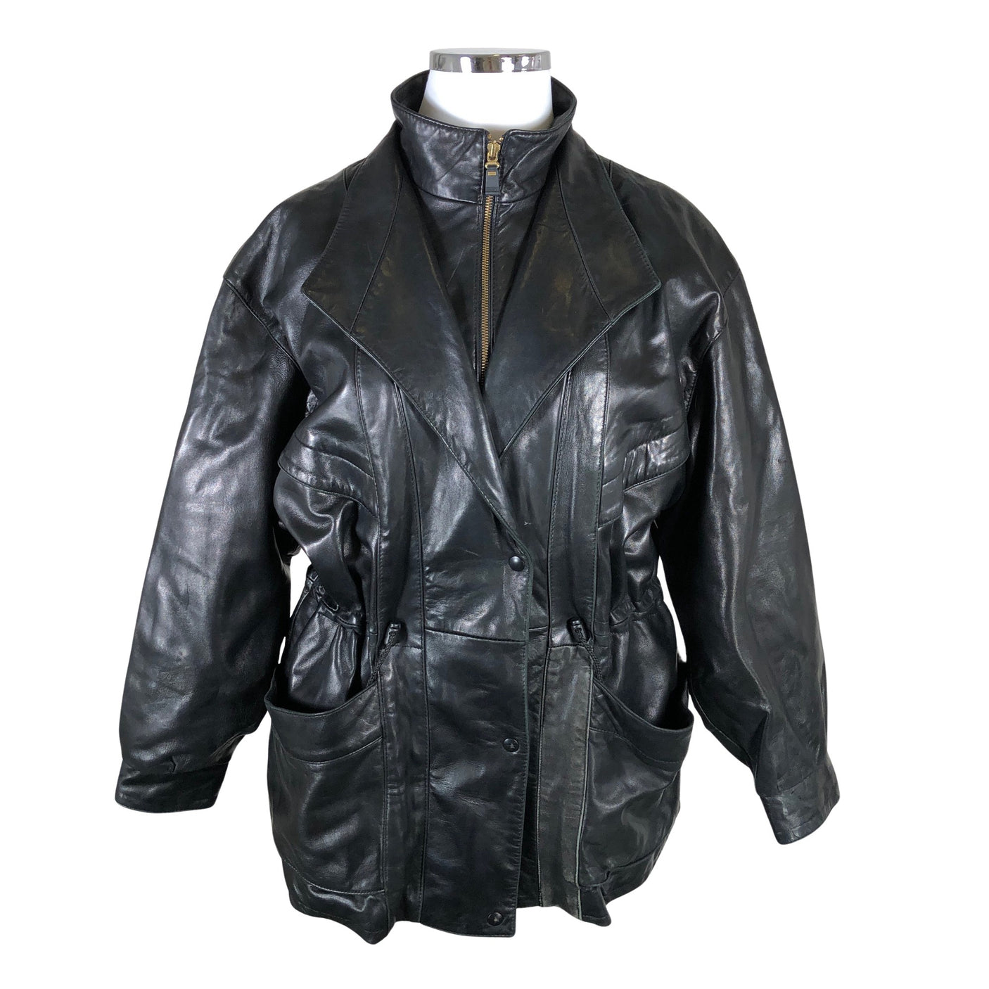 Unisex Viktor Sabo - Nahkatakki, koko 42 -  (1)