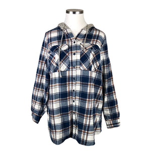 Unisex Zizzi - Flanellipaita, koko 44 -  (1)