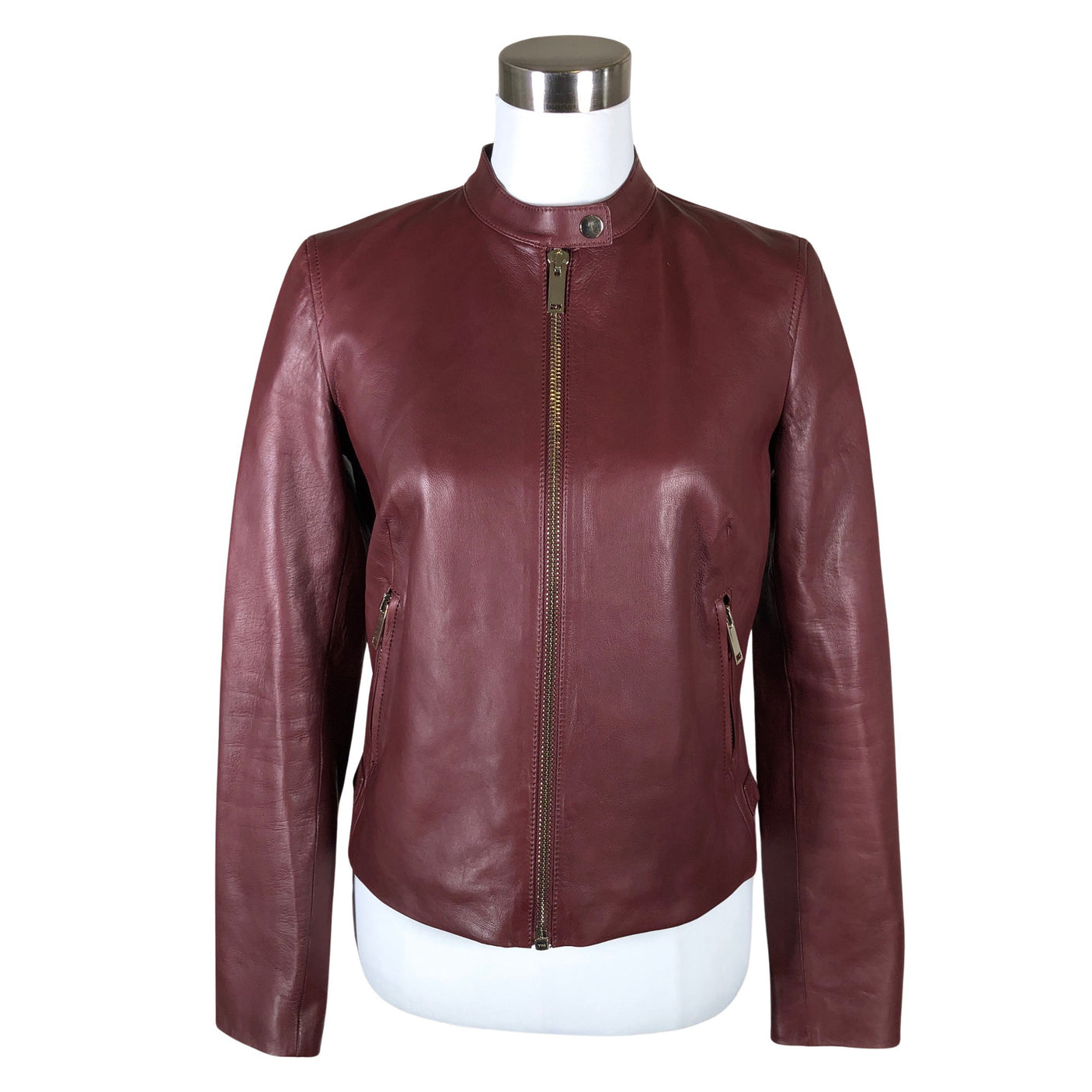 Unisex Massimo Dutti - Nahkatakki, koko 36 -  (1)