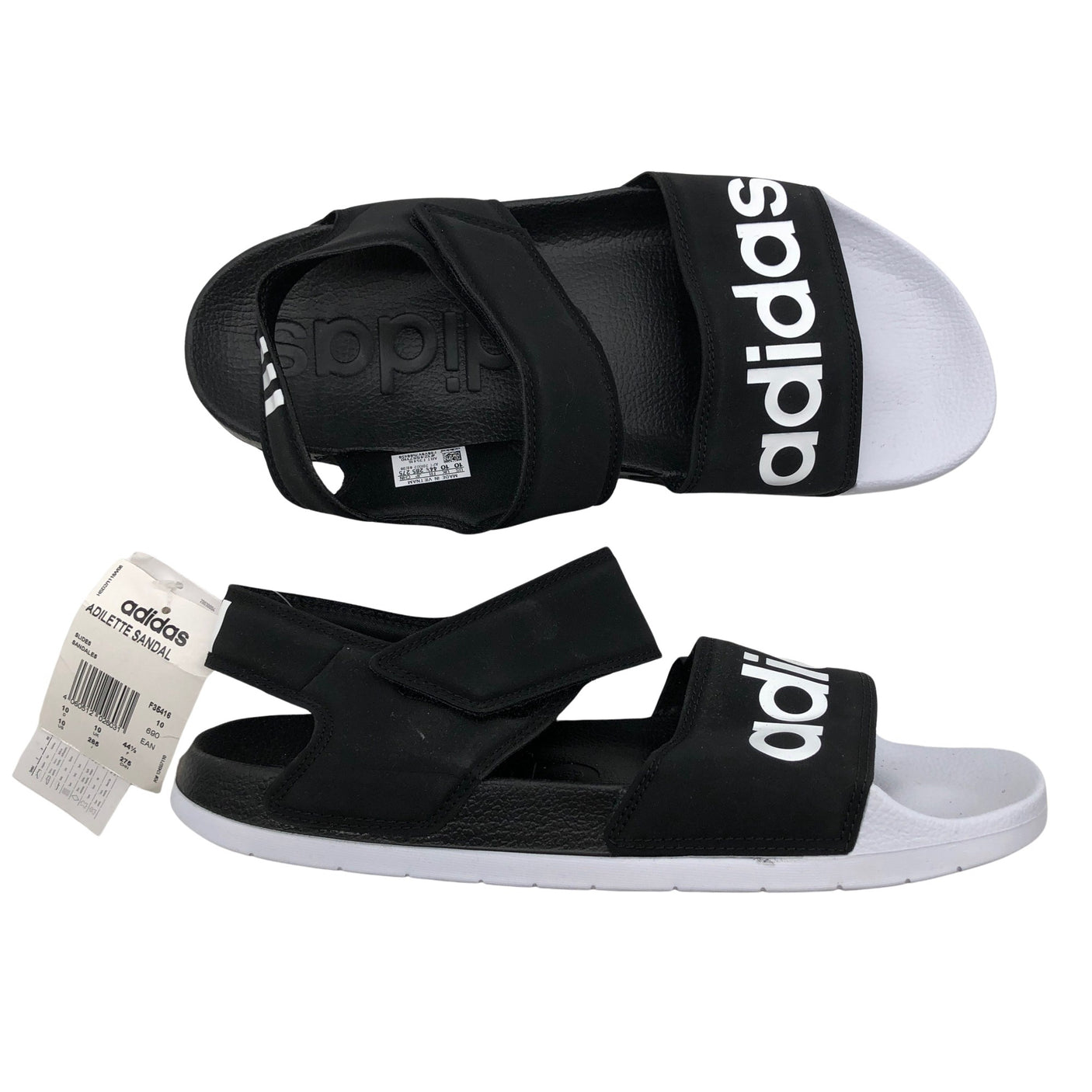 Unisex Adidas - Sandaalit, koko 44 -  (1)