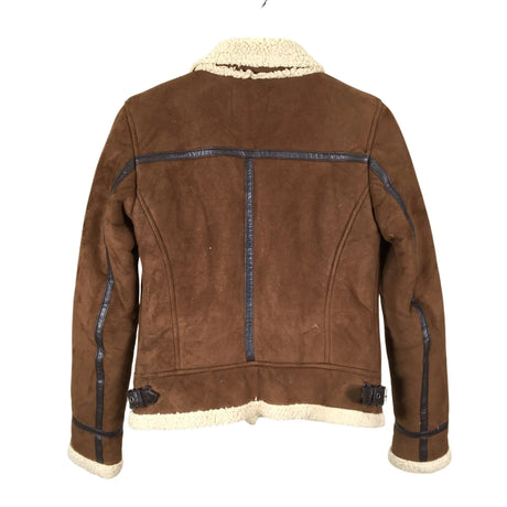 Unisex Zara - Nahkatakki, koko 36 -  (2)