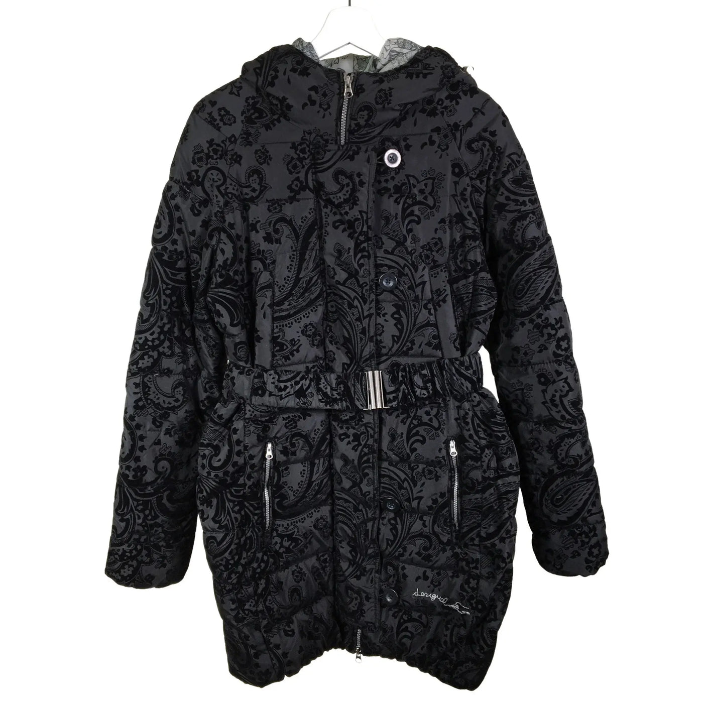 Unisex Desigual - Kevyttoppatakki, koko 40 -  (1)