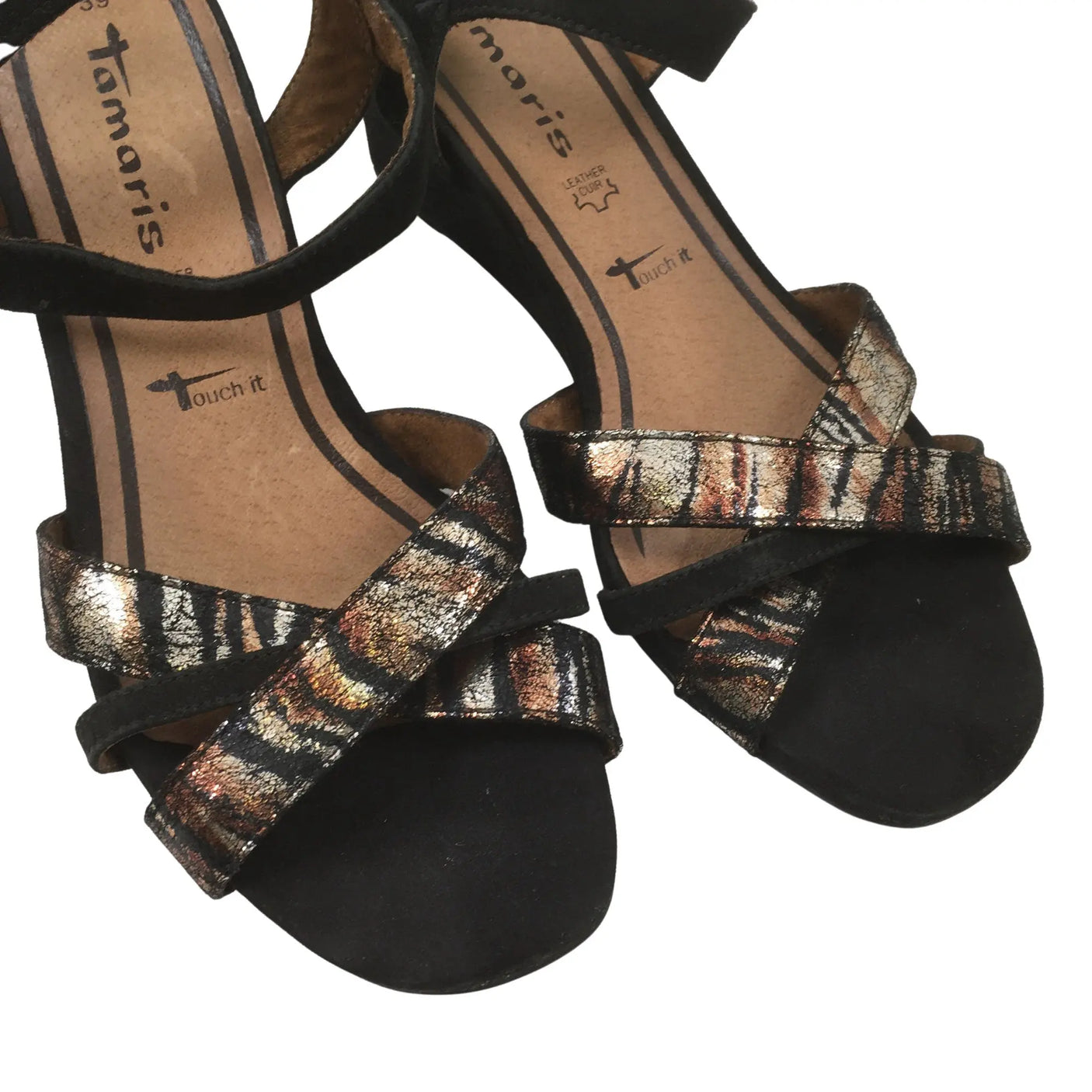 Unisex Tamaris - Kiilakorkosandaalit, koko 39 -  (2)