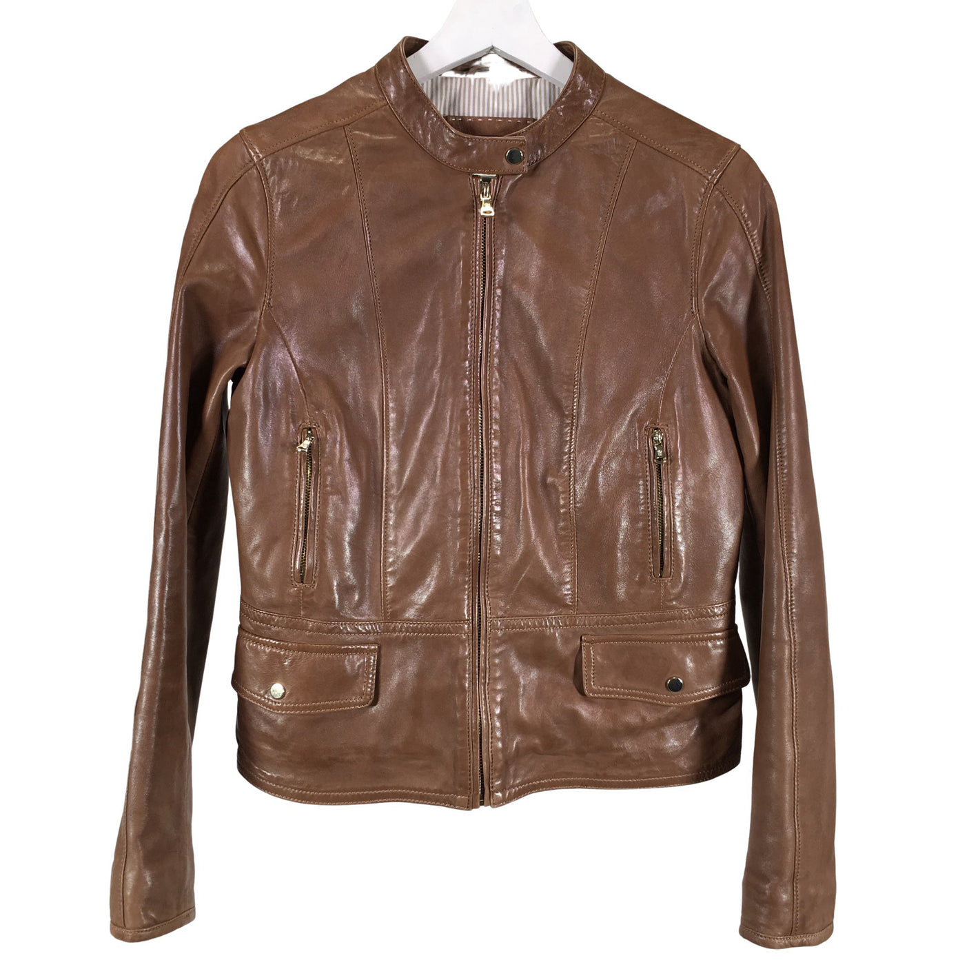 Unisex Massimo Dutti - Nahkatakki, koko 36 -  (1)