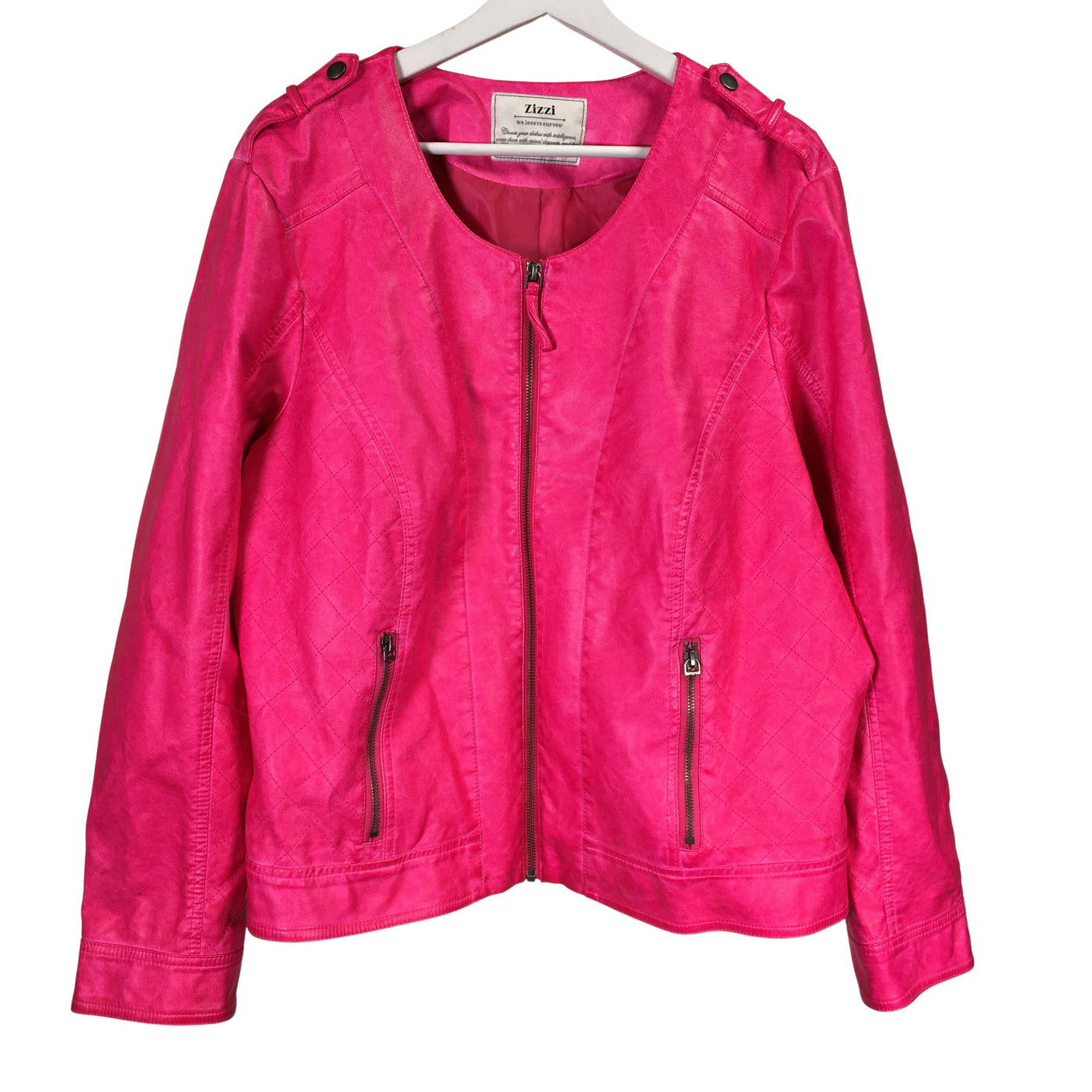 Unisex Zizzi - Nahkatakki, koko 56 -  (1)
