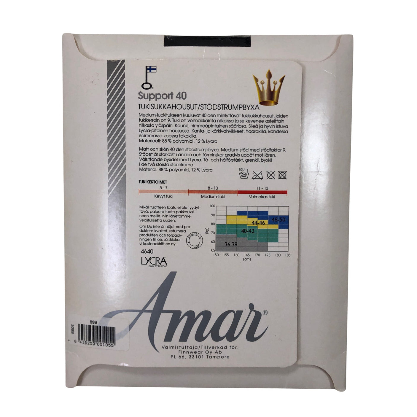 Unisex Amar - Sukkahousut, ohuet, koko 40 -  (2)
