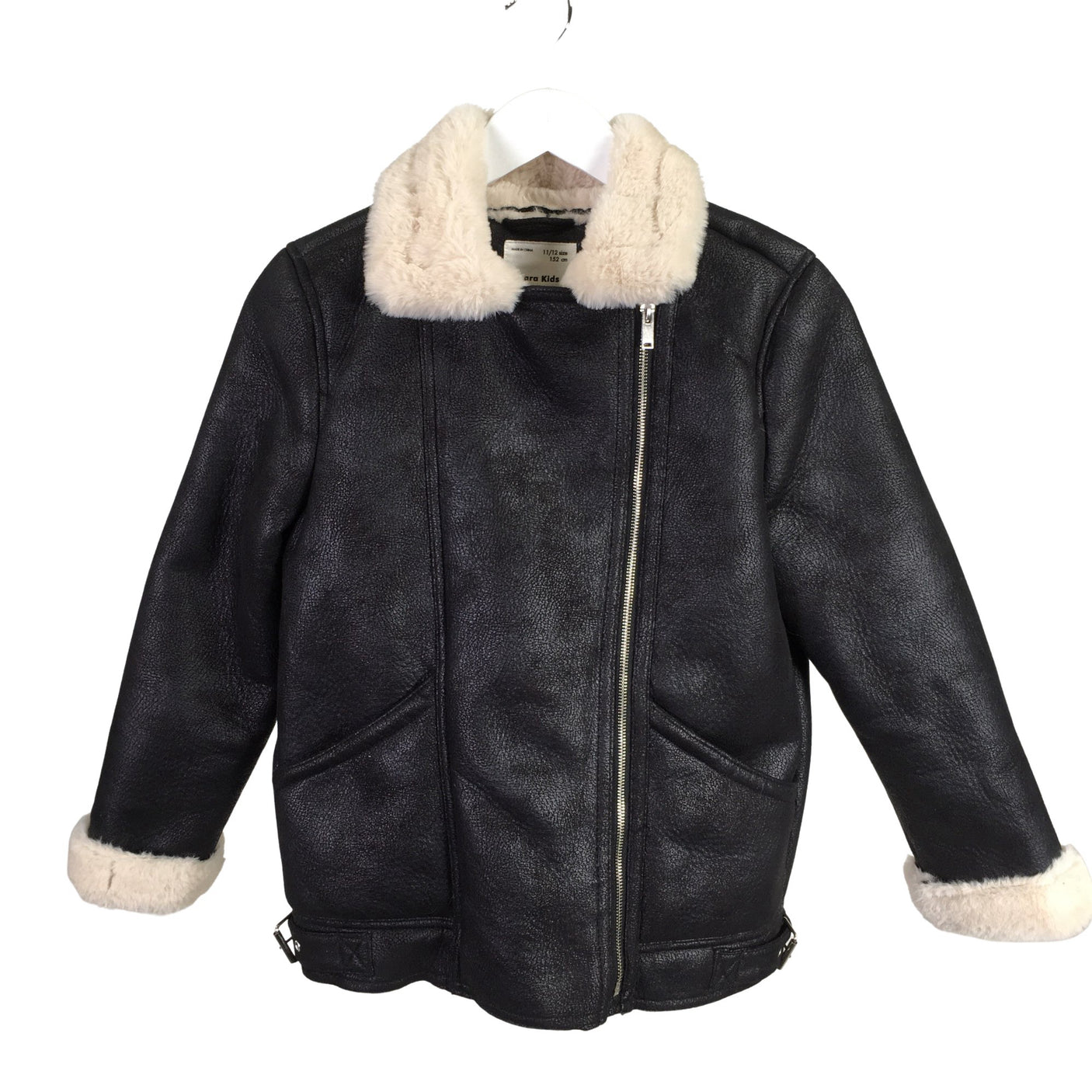 Unisex Zara - Nahkatakki, koko 146 - 152 -  (1)