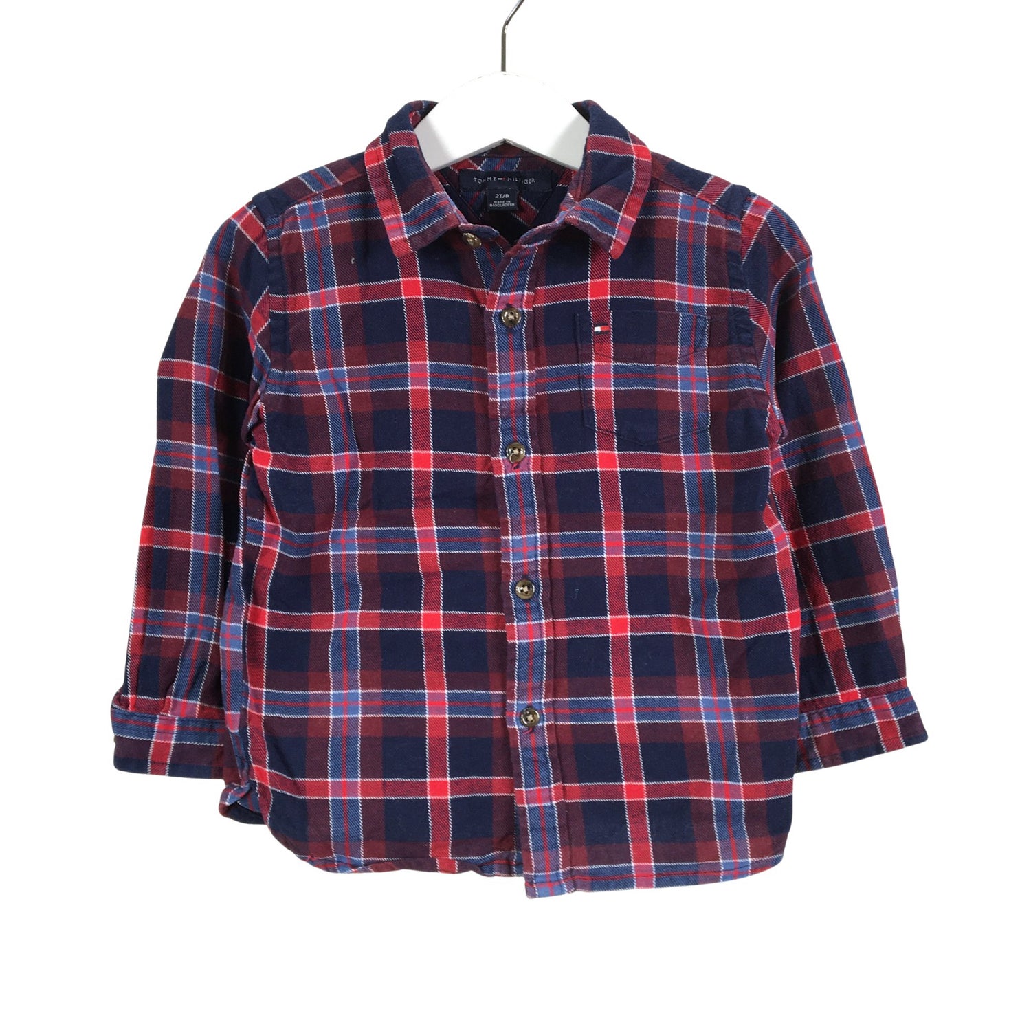  Kauluspaita  Flanellipaita, koko 86 - 92  Tommy Hilfiger 