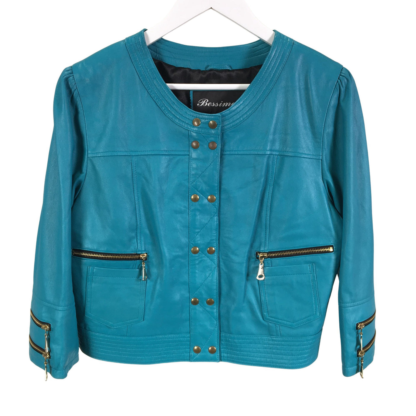 Unisex Bessimod - Nahkatakki, koko 46 -  (1)