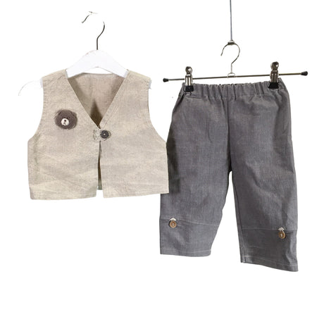 Unisex Sametti Sydän - Liivi, koko 74 - 80 -  ()