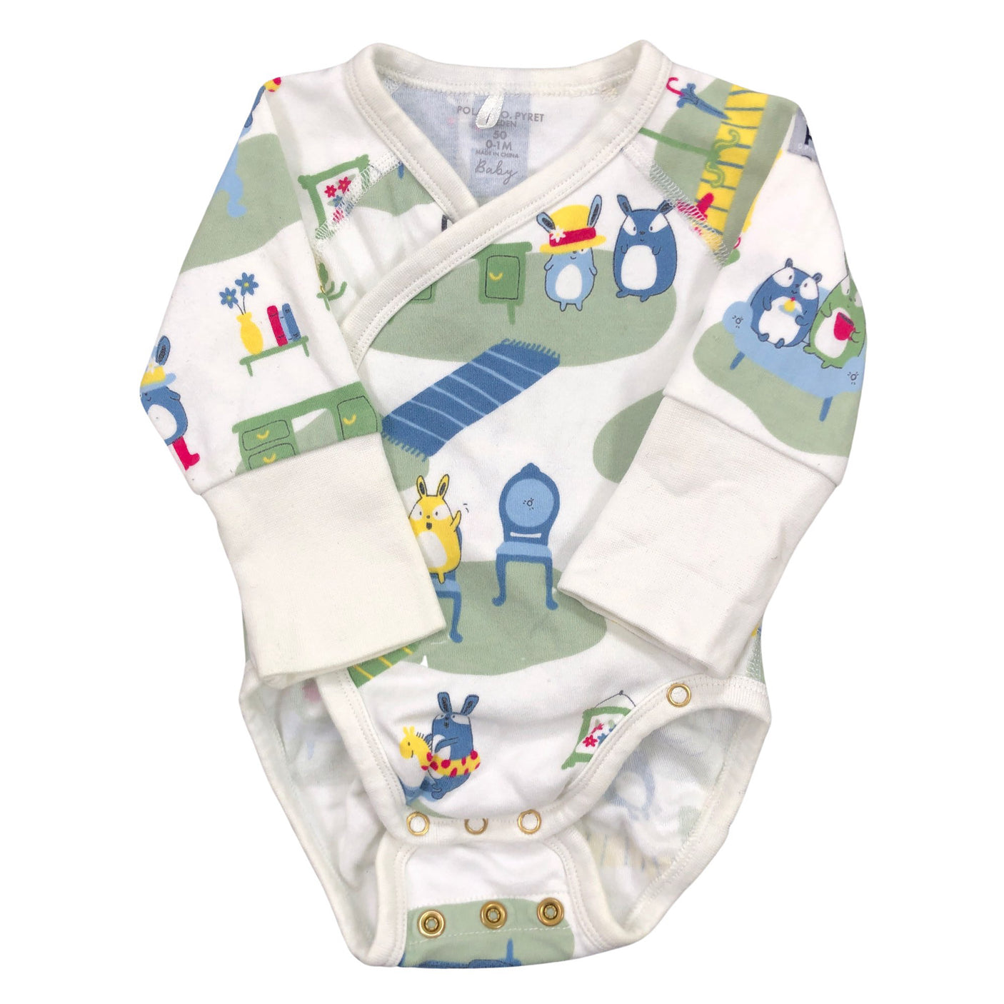 Unisex Polarn O. Pyret - Body, koko 44 - 50 -  (1)
