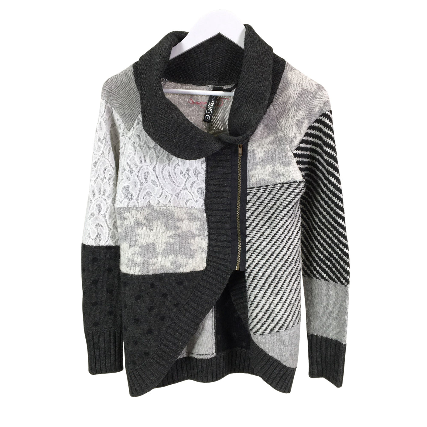 Unisex Desigual - Neuletakki, koko 36 -  (1)