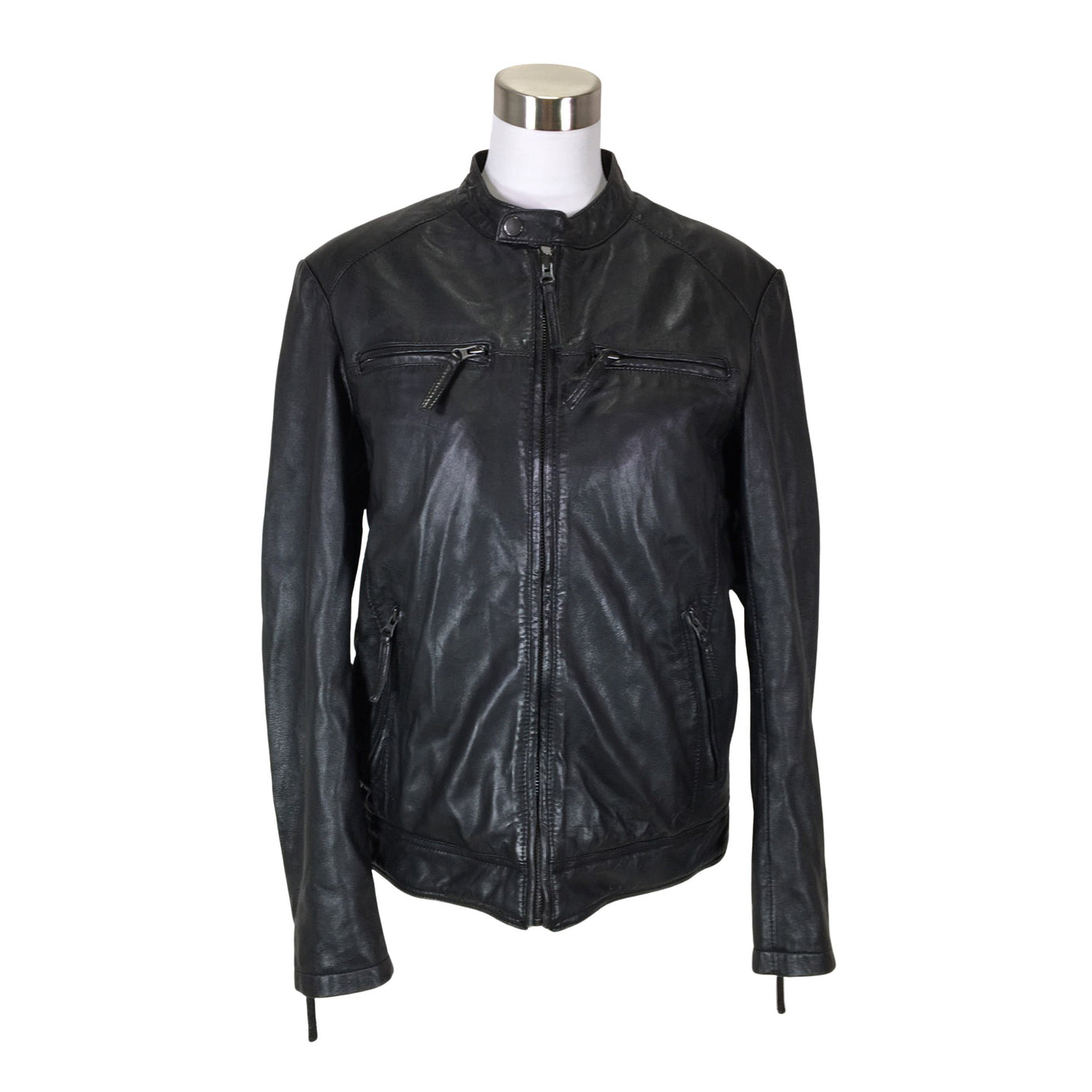 Unisex Serge Pariente - Nahkatakki, koko L -  (1)