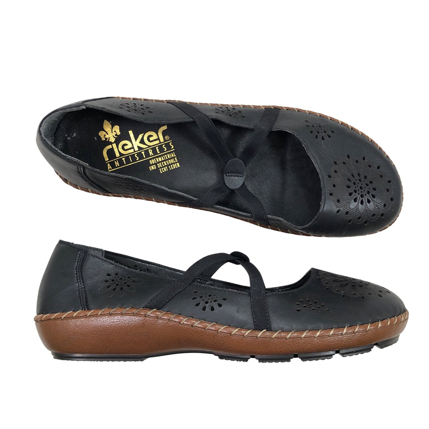  Ballerinat  Ballerinat, koko 40  Rieker 